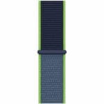 Nylon Szíj Apple Watch SE/11/10/9/8/7/6/5/4/3 (42/41/40/38mm) Neon Lime