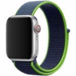 Nylon Szíj Apple Watch SE/11/10/9/8/7/6/5/4/3 (42/41/40/38mm) Neon Lime