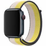 Nylon Szíj Apple Watch SE/11/10/9/8/7/6/5/4/3 (42/41/40/38mm) Oat Milk/Lemon Zest