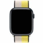Nylon Szíj Apple Watch SE/11/10/9/8/7/6/5/4/3 (42/41/40/38mm) Oat Milk/Lemon Zest