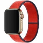 Nylon Szíj Apple Watch SE/11/10/9/8/7/6/5/4/3 (42/41/40/38mm) Tricolor Piros