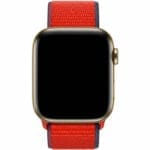 Nylon Szíj Apple Watch SE/11/10/9/8/7/6/5/4/3 (42/41/40/38mm) Tricolor Piros