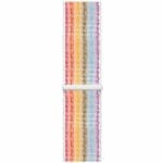 Nylon Szíj Apple Watch SE/11/10/9/8/7/6/5/4/3 (42/41/40/38mm) Fehér Rainbow
