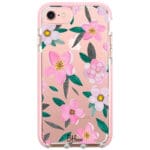 Rózsaszín Floral iPhone 8/7/SE 2020/SE 2022 Tok