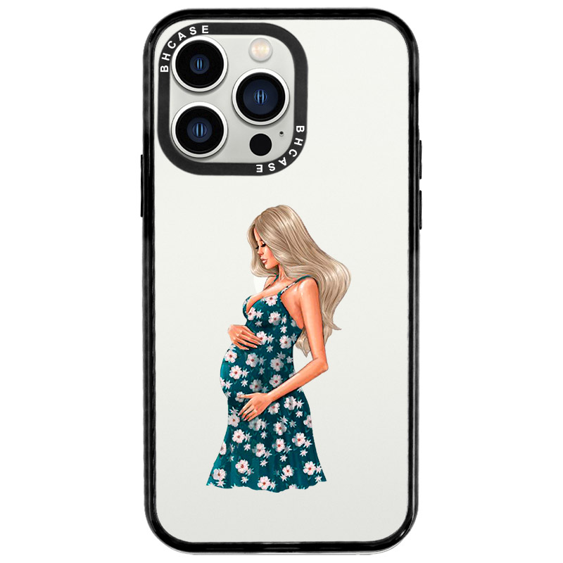 Pregnant Blonde iPhone 13 Pro Tok