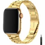 Premium Metal Szíj Apple Watch SE/11/10/9/8/7/6/5/4/3/Ultra 1/2/3 (44/45/46/49mm) Arany