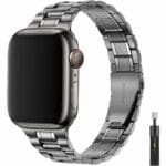 Premium Metal Szíj Apple Watch SE/11/10/9/8/7/6/5/4/3/Ultra 1/2/3 (44/45/46/49mm) Gray