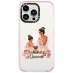 Queens Brown Hair iPhone 13 Pro Tok