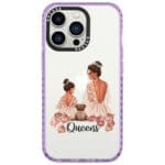 Queens Brown Hair Kryt iPhone 14 Pro Tok