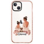 Queens Brown Hair iPhone 14 Tok