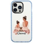 Queens Brown Hair iPhone 13 Pro Tok