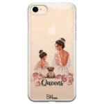 Queens Brown Hair iPhone 8/7/SE 2020/SE 2022 Tok