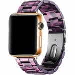 Resin Strap Szíj Apple Watch SE/11/10/9/8/7/6/5/4/3 (42/41/40/38mm) Lila Light