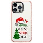 Santa Please Stop Here Kryt iPhone 14 Pro Tok