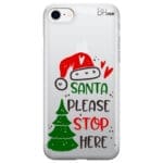 Santa Please Stop Here iPhone 8/7/SE 2020/SE 2022 Tok