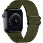 Scrunchie Szíj Apple Watch SE/11/10/9/8/7/6/5/4/3 (42/41/40/38mm) Army Zöld