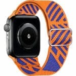 Scrunchie Szíj Apple Watch SE/11/10/9/8/7/6/5/4/3 (42/41/40/38mm) Kék Orange