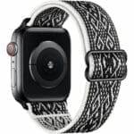 Scrunchie Szíj Apple Watch SE/11/10/9/8/7/6/5/4/3 (42/41/40/38mm) Bohemia Fehér