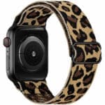 Scrunchie Szíj Apple Watch SE/11/10/9/8/7/6/5/4/3 (42/41/40/38mm) Brown Cheetah