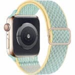Scrunchie Szíj Apple Watch SE/11/10/9/8/7/6/5/4/3 (42/41/40/38mm) Lemon