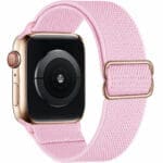 Scrunchie Szíj Apple Watch SE/11/10/9/8/7/6/5/4/3 (42/41/40/38mm) Light Rózsaszín