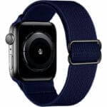 Scrunchie Szíj Apple Watch SE/11/10/9/8/7/6/5/4/3 (42/41/40/38mm) Midnight Kék