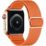 Scrunchie Szíj Apple Watch SE/11/10/9/8/7/6/5/4/3 (42/41/40/38mm) Orange