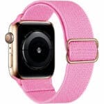 Scrunchie Szíj Apple Watch SE/11/10/9/8/7/6/5/4/3 (42/41/40/38mm) Rózsaszín