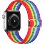 Scrunchie Szíj Apple Watch SE/11/10/9/8/7/6/5/4/3 (42/41/40/38mm) Rainbow