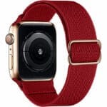 Scrunchie Szíj Apple Watch SE/11/10/9/8/7/6/5/4/3 (42/41/40/38mm) Piros