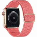 Scrunchie Szíj Apple Watch SE/11/10/9/8/7/6/5/4/3 (42/41/40/38mm) Rose Rózsaszín