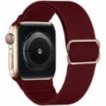Scrunchie Szíj Apple Watch SE/11/10/9/8/7/6/5/4/3 (42/41/40/38mm) Wine