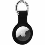 Silicone Key Ring Tok for AirTag Fekete