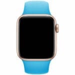 Silicone Szíj Apple Watch SE/11/10/9/8/7/6/5/4/3/Ultra 1/2/3 (44/45/46/49mm) Kék