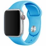 Silicone Szíj Apple Watch SE/11/10/9/8/7/6/5/4/3/Ultra 1/2/3 (44/45/46/49mm) Kék