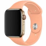 Silicone Szíj Apple Watch SE/11/10/9/8/7/6/5/4/3/Ultra 1/2/3 (44/45/46/49mm) Cantaloupe