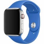Silicone Szíj Apple Watch SE/11/10/9/8/7/6/5/4/3/Ultra 1/2/3 (44/45/46/49mm) Capri Kék