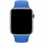 Silicone Szíj Apple Watch SE/11/10/9/8/7/6/5/4/3/Ultra 1/2/3 (44/45/46/49mm) Capri Kék