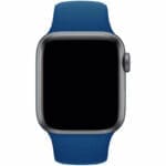 Silicone Szíj Apple Watch SE/11/10/9/8/7/6/5/4/3/Ultra 1/2/3 (44/45/46/49mm) Delft Kék