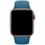Silicone Szíj Apple Watch SE/11/10/9/8/7/6/5/4/3/Ultra 1/2/3 (44/45/46/49mm) Denim Kék