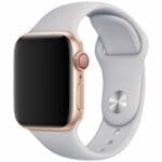 Silicone Szíj Apple Watch SE/11/10/9/8/7/6/5/4/3/Ultra 1/2/3 (44/45/46/49mm) Fog