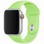 Silicone Szíj Apple Watch SE/11/10/9/8/7/6/5/4/3/Ultra 1/2/3 (44/45/46/49mm) Zöld
