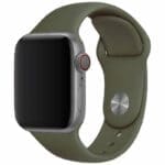 Silicone Szíj Apple Watch SE/11/10/9/8/7/6/5/4/3/Ultra 1/2/3 (44/45/46/49mm) Khaki