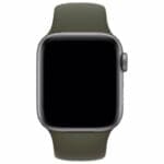 Silicone Szíj Apple Watch SE/11/10/9/8/7/6/5/4/3/Ultra 1/2/3 (44/45/46/49mm) Khaki