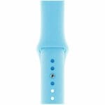 Silicone Szíj Apple Watch SE/11/10/9/8/7/6/5/4/3/Ultra 1/2/3 (44/45/46/49mm) Light Kék