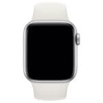 Silicone Szíj Apple Watch SE/11/10/9/8/7/6/5/4/3/Ultra 1/2/3 (44/45/46/49mm) Light Fehér