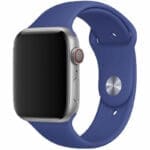 Silicone Szíj Apple Watch SE/11/10/9/8/7/6/5/4/3/Ultra 1/2/3 (44/45/46/49mm) Linen Kék