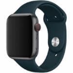 Silicone Szíj Apple Watch SE/11/10/9/8/7/6/5/4/3/Ultra 1/2/3 (44/45/46/49mm) Mallard Zöld