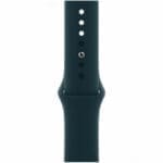 Silicone Szíj Apple Watch SE/11/10/9/8/7/6/5/4/3/Ultra 1/2/3 (44/45/46/49mm) Mallard Zöld