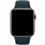 Silicone Szíj Apple Watch SE/11/10/9/8/7/6/5/4/3/Ultra 1/2/3 (44/45/46/49mm) Mallard Zöld